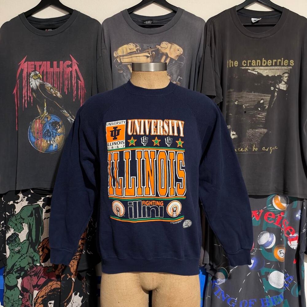 Vintage 1990s University of Illinois Crewneck